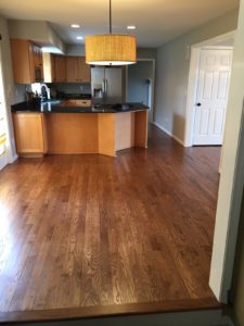 wood floor kitchen