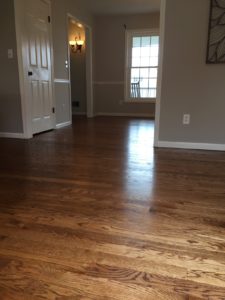 wood floor downstairs