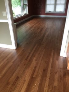 wood floor living room