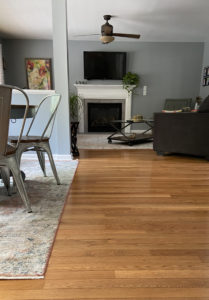 family room hardwood floor